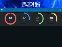 Tablet Screenshot of cmafest4less.com